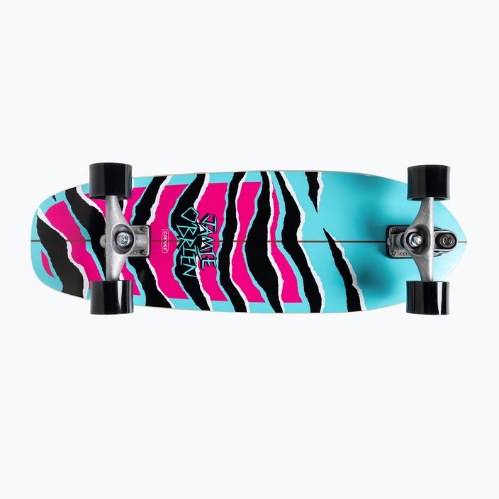 Surfskate skateboard Carver C7 Raw 31" JOB Blue Tiger 2022 Πλήρες μπλε και ροζ C1013011140