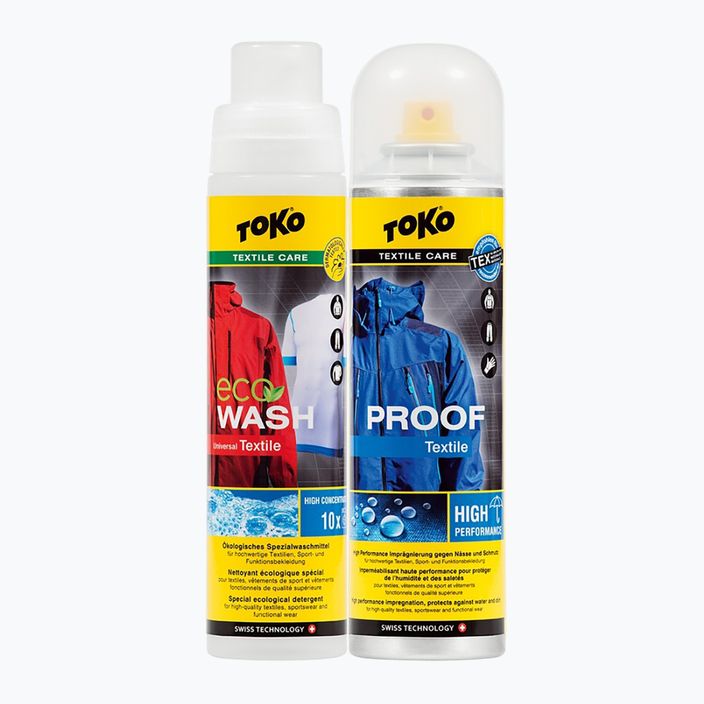TOKO Duo-Pack Textile Proof & Eco Textile Wash 2x250ml 5582504 σετ περιποίησης υφασμάτων