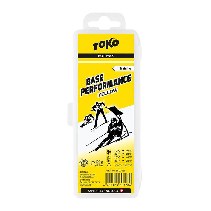TOKO Base Performance Yellow 120g γράσο για σκι 5502035 2