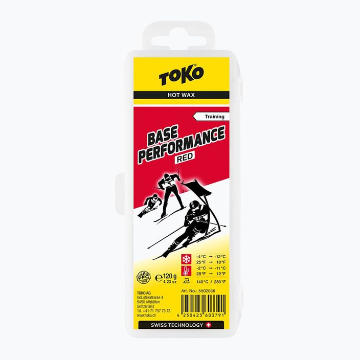 TOKO Base Performance Red γράσο για σκι 120g 5502036
