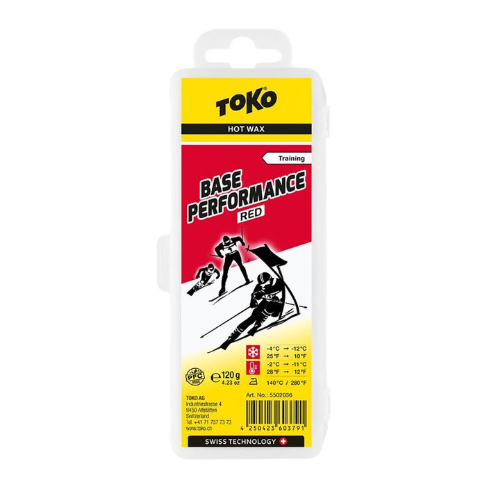 TOKO Base Performance Red γράσο για σκι 120g 5502036 2