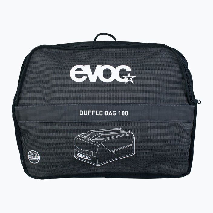 EVOC Duffle 100 αδιάβροχη τσάντα σκούρο γκρι 401219123 2