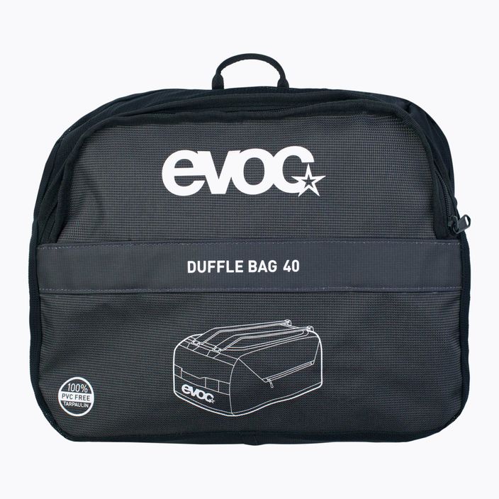 EVOC Duffle 40 αδιάβροχη τσάντα σκούρο γκρι 401221123 8