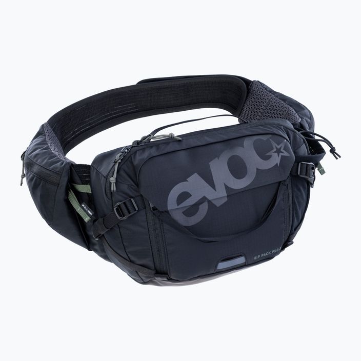 EVOC Hip Pack Pro 3 l νεφρό ποδηλάτου με ρεζερβουάρ 1,5 l μαύρο