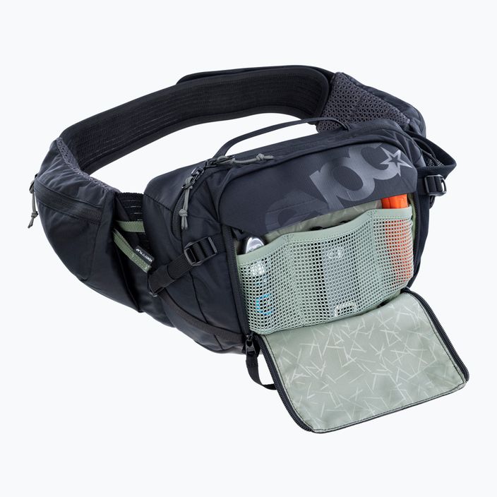 EVOC Hip Pack Pro 3 l νεφρό ποδηλάτου με ρεζερβουάρ 1,5 l μαύρο 9