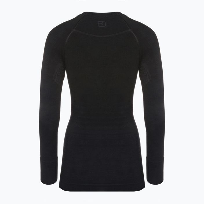 Γυναικείο θερμικό πουκάμισο ORTOVOX 230 Competition LS μαύρο κοράκι 2