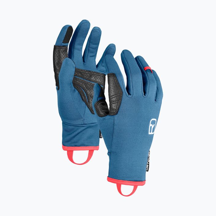 Γυναικεία γάντια πεζοπορίας ORTOVOX Fleece Γαλάζιο 5635900005 6