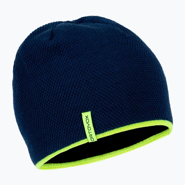 Καπέλο πεζοπορίας ORTOVOX Merino Logo Knit μπλε 68033
