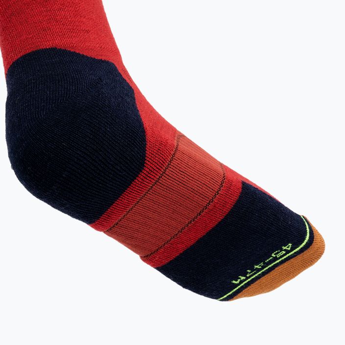 Ανδρικές κάλτσες σκι ORTOVOX Freeride Long Socks Cozy cengla rossa 3