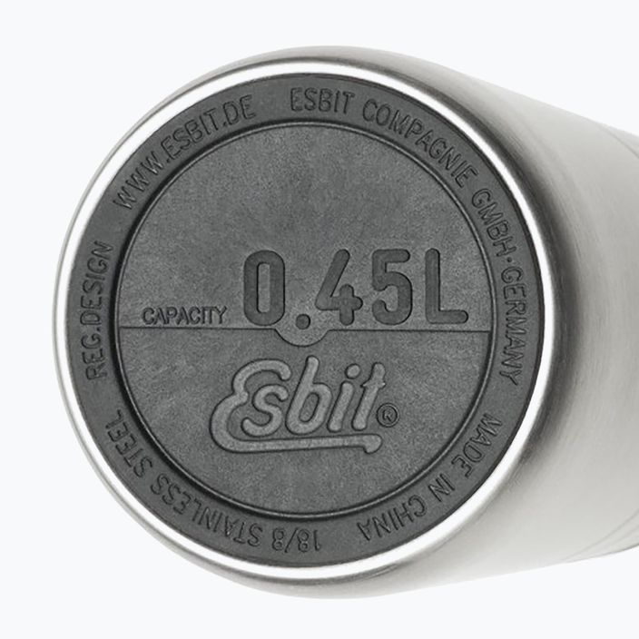 Esbit Majoris Ανοξείδωτη κούπα θερμότητας με μονωμένο καπάκι 450 ml από ανοξείδωτο χάλυβα/matt 3
