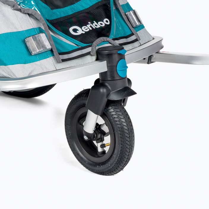 Qeridoo Speedkid1 ρυμουλκούμενο ποδηλάτου ενός ατόμου μπλε Q-SK1-21-P 5