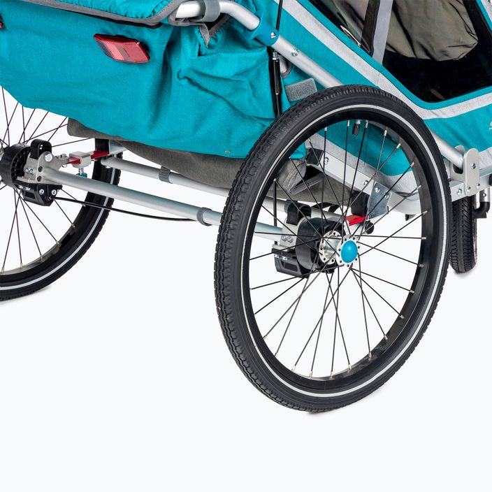 Qeridoo Speedkid2 διθέσιο ρυμουλκούμενο ποδήλατο μπλε Q-SK2-21-P 6