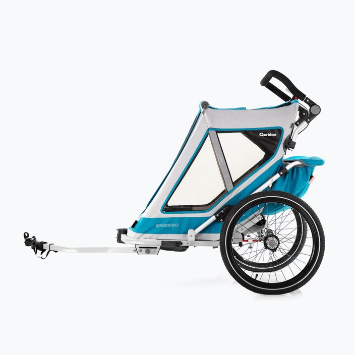 Qeridoo Speedkid2 διθέσιο ρυμουλκούμενο ποδήλατο μπλε Q-SK2-21-P 9