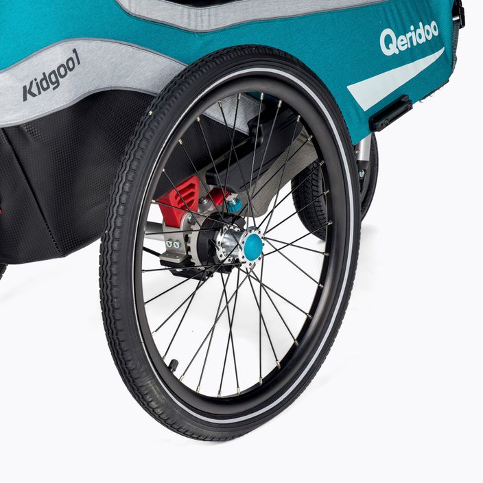 Qeridoo Kidgoo1 ενιαίο ρυμουλκούμενο ποδηλάτου μπλε Q8-20-P 6