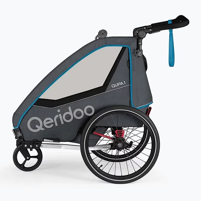 Qeridoo ρυμουλκούμενο ποδηλάτου Qupa 1 μπλε 2