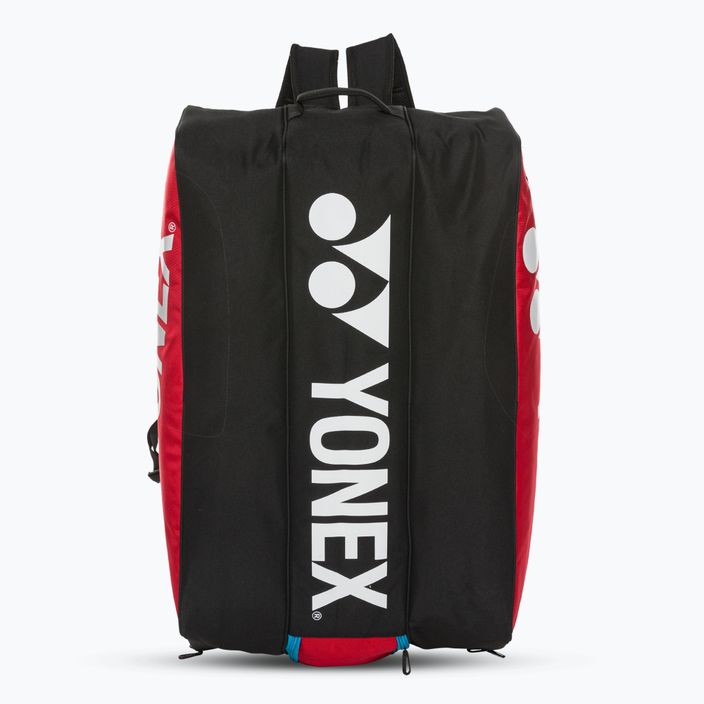 YONEX 1223 τσάντα ρακέτας κλαμπ μαύρο/κόκκινο 2
