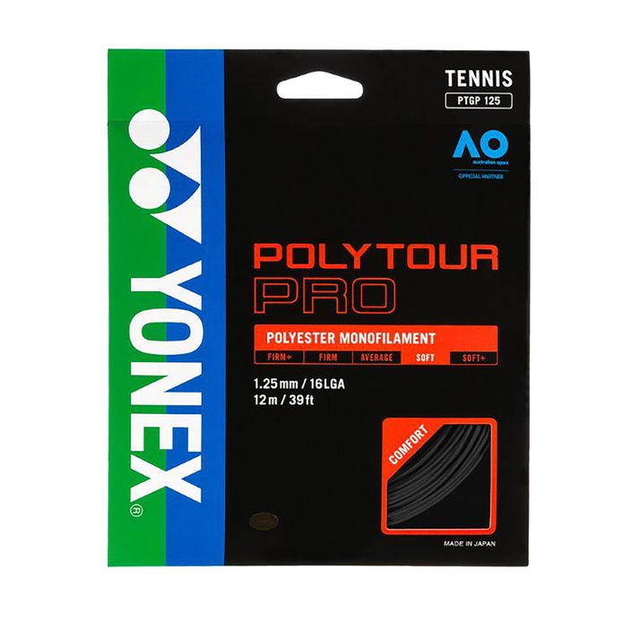 Χορδή τένις YONEX Poly Tour Pro Set 12 m μαύρο 2