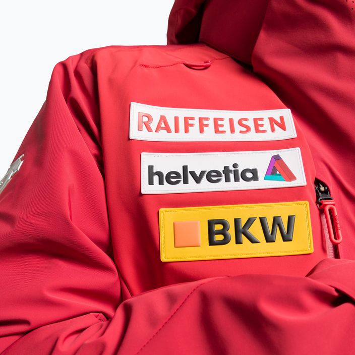 Ανδρικό μπουφάν σκι Descente Swiss National Team Replica 86 κόκκινο DWMUGK20 10