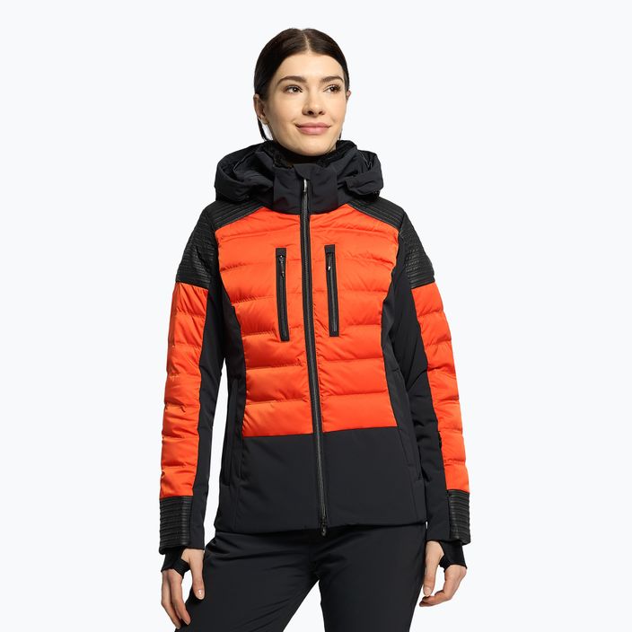 Γυναικείο μπουφάν σκι Descente Rozetta 30 πορτοκαλί DWWUGK14
