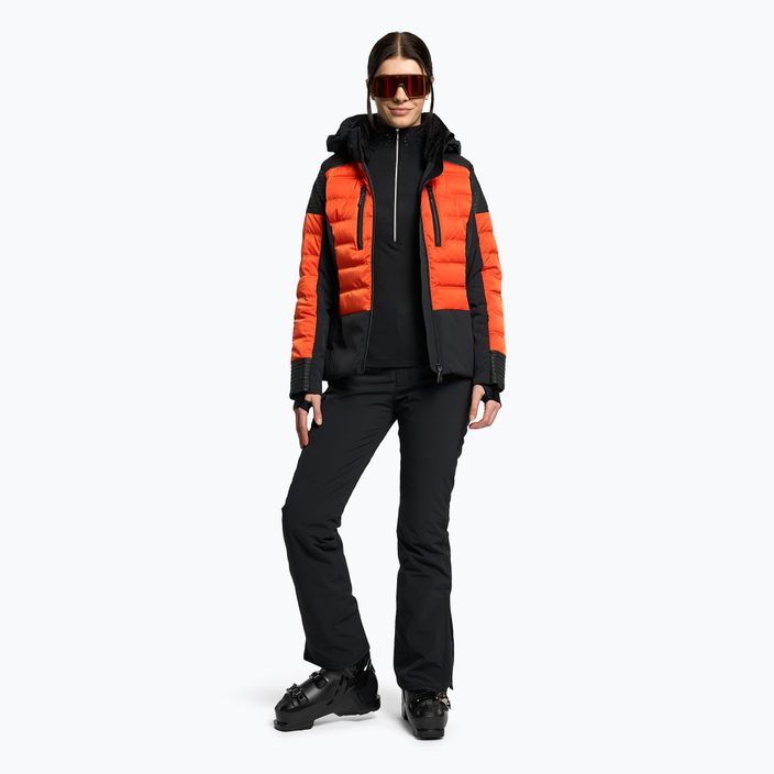 Γυναικείο μπουφάν σκι Descente Rozetta 30 πορτοκαλί DWWUGK14 2