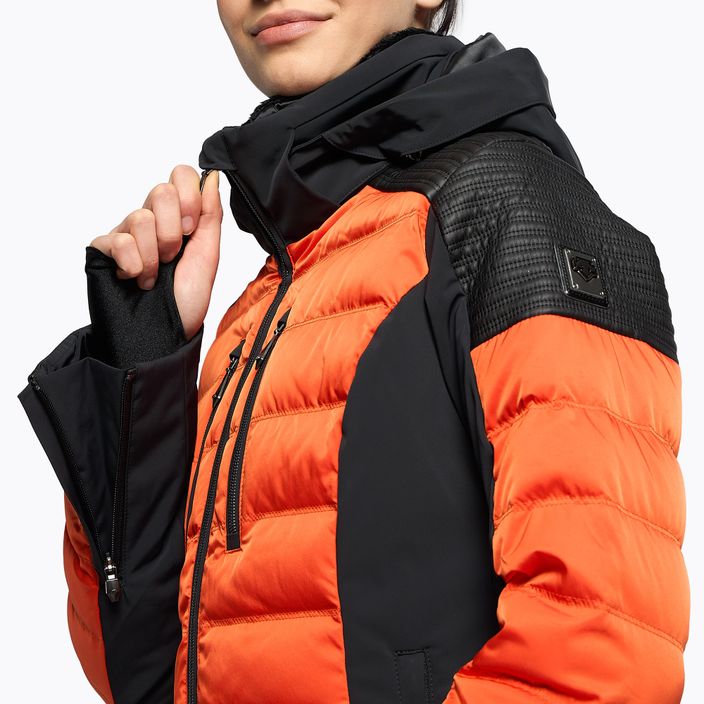 Γυναικείο μπουφάν σκι Descente Rozetta 30 πορτοκαλί DWWUGK14 7