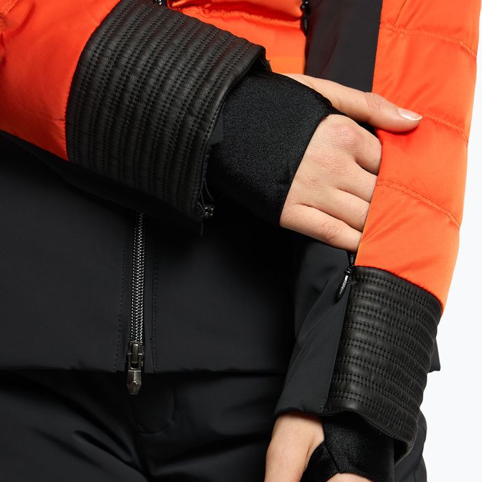 Γυναικείο μπουφάν σκι Descente Rozetta 30 πορτοκαλί DWWUGK14 9