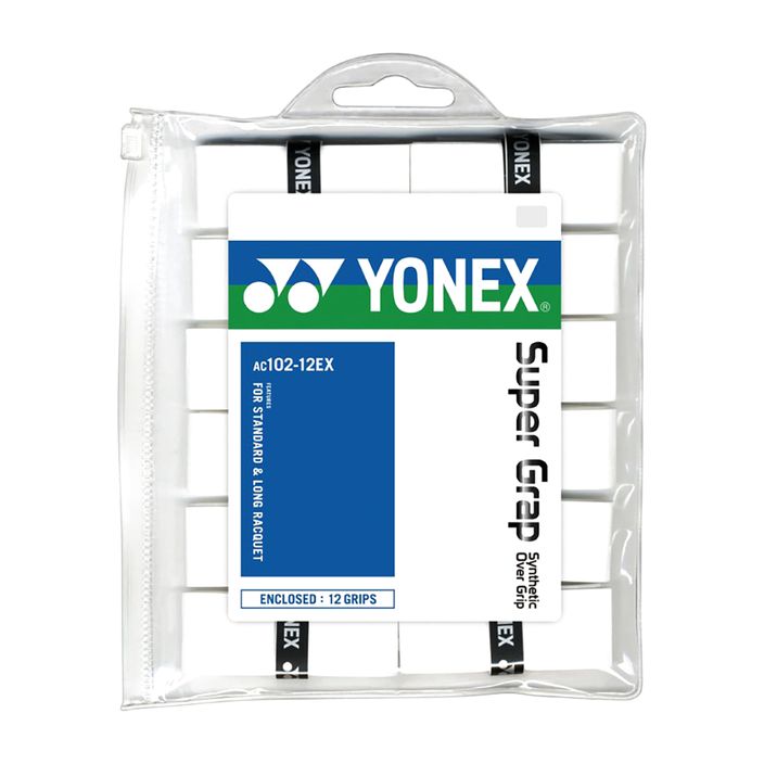 YONEX περιτύλιγμα ρακέτας μπάντμιντον 12 τεμάχια λευκό AC 102 2