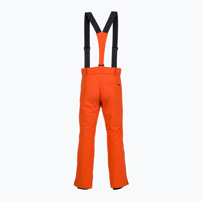 Ανδρικό παντελόνι σκι Descente Swiss μανταρίνι πορτοκαλί 6