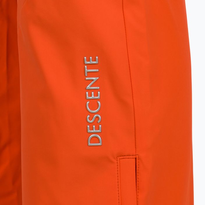 Ανδρικό παντελόνι σκι Descente Swiss μανταρίνι πορτοκαλί 7