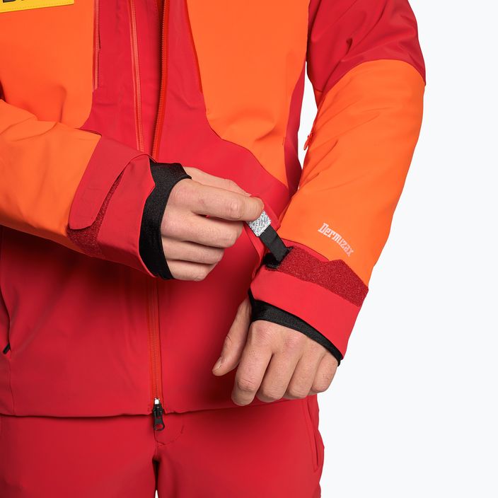 Ανδρικό μπουφάν σκι Descente Swiss μανταρίνι πορτοκαλί 4