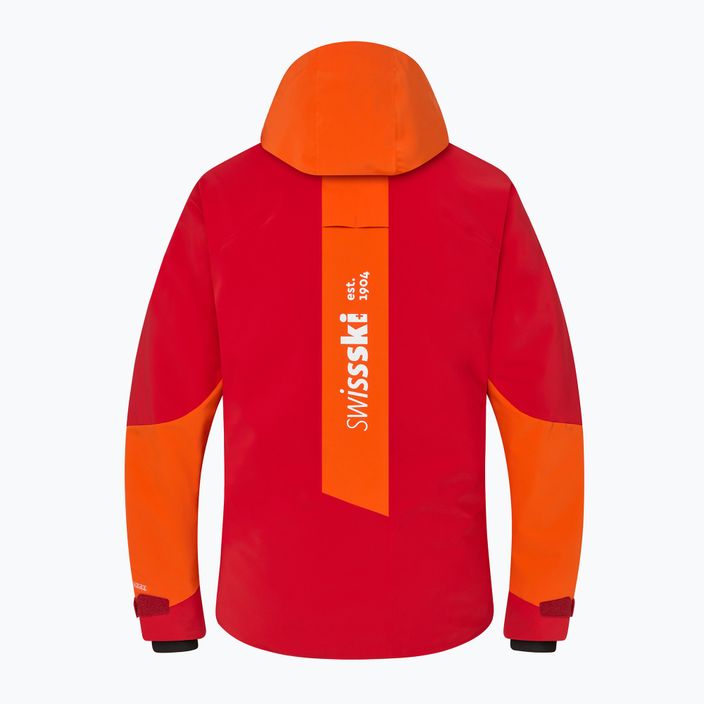 Ανδρικό μπουφάν σκι Descente Swiss μανταρίνι πορτοκαλί 8