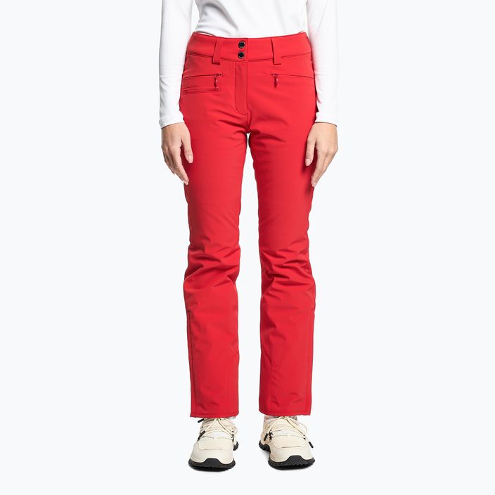 Γυναικείο παντελόνι σκι Descente Nina Μονωμένο ηλεκτρικό κόκκινο