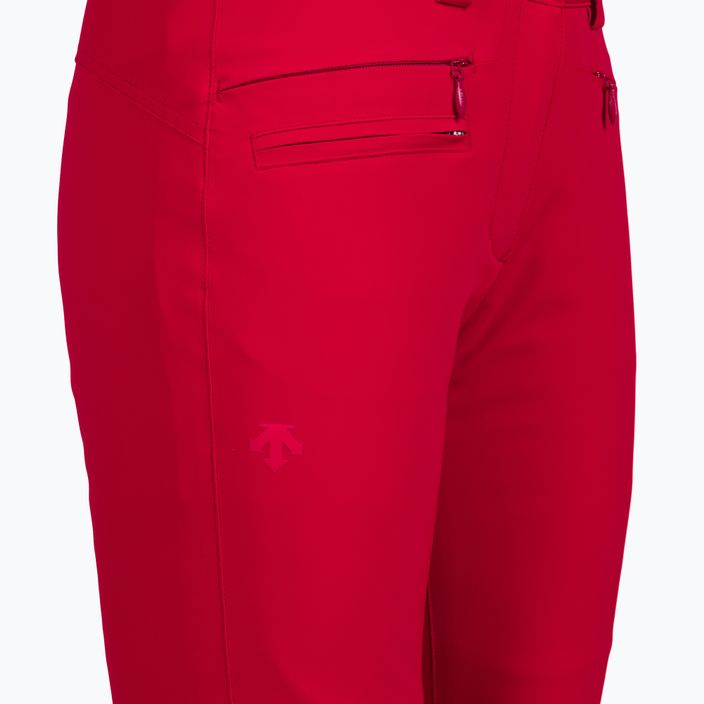 Γυναικείο παντελόνι σκι Descente Nina Μονωμένο ηλεκτρικό κόκκινο 7
