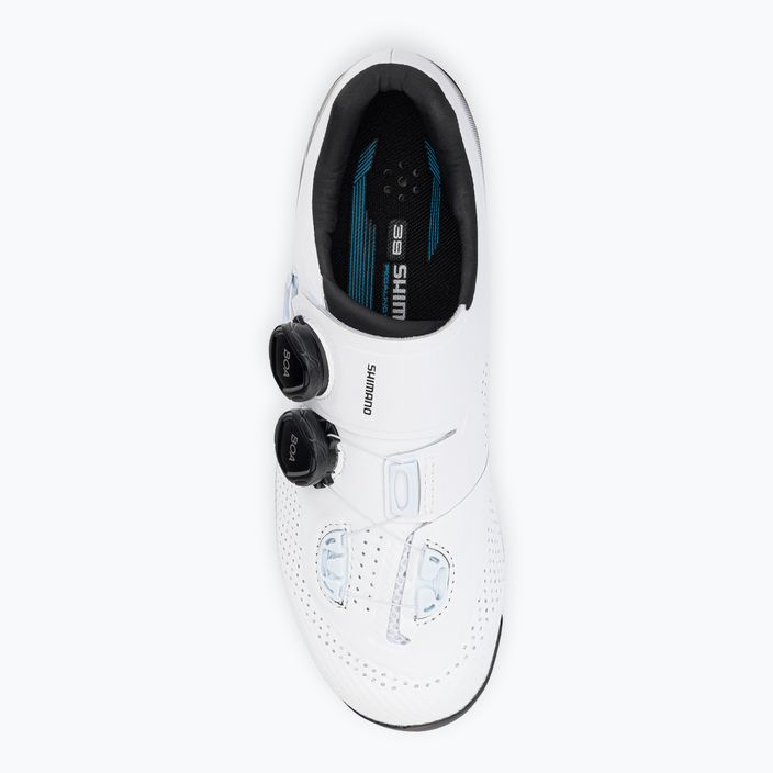Shimano SH-RC702 γυναικεία ποδηλατικά παπούτσια λευκό ESHRC702WCW01W41000 6