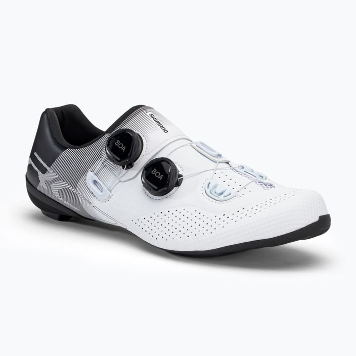 Shimano SH-RC702 ανδρικά ποδηλατικά παπούτσια λευκό ESHRC702MCW01S47000