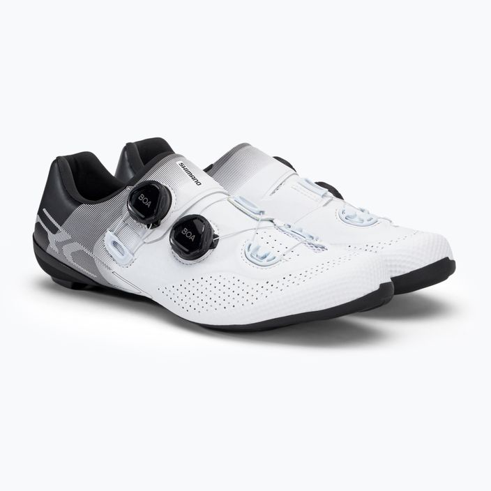 Shimano SH-RC702 ανδρικά ποδηλατικά παπούτσια λευκό ESHRC702MCW01S47000 4