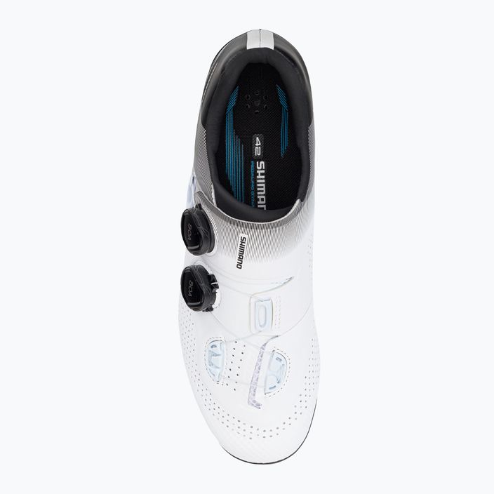 Shimano SH-RC702 ανδρικά ποδηλατικά παπούτσια λευκό ESHRC702MCW01S47000 6