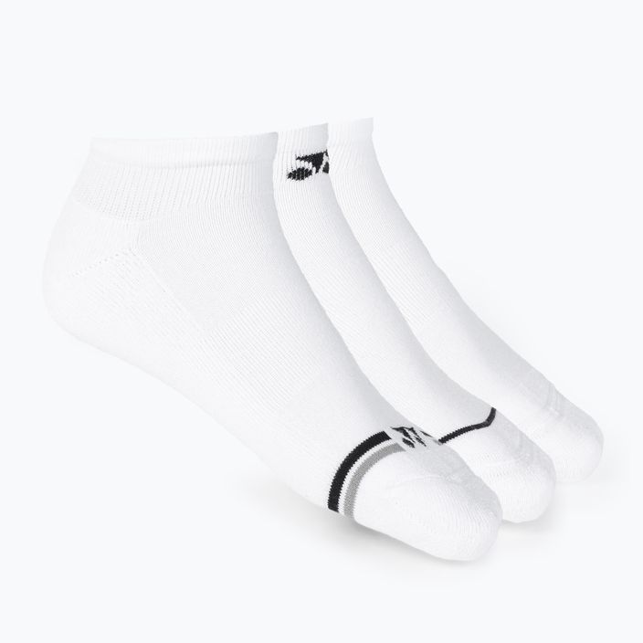 YONEX Low Cut κάλτσες τένις 3 ζευγάρια λευκές CO191993