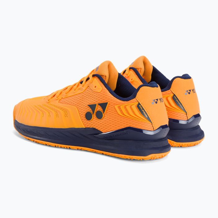 YONEX ανδρικά παπούτσια τένις SHT Eclipsion 4 CL πορτοκαλί STMEC4MC3MO 3