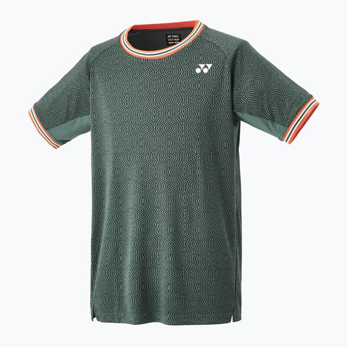Ανδρικό μπλουζάκι τένις YONEX 10560 Roland Garros Crew Neck λαδί