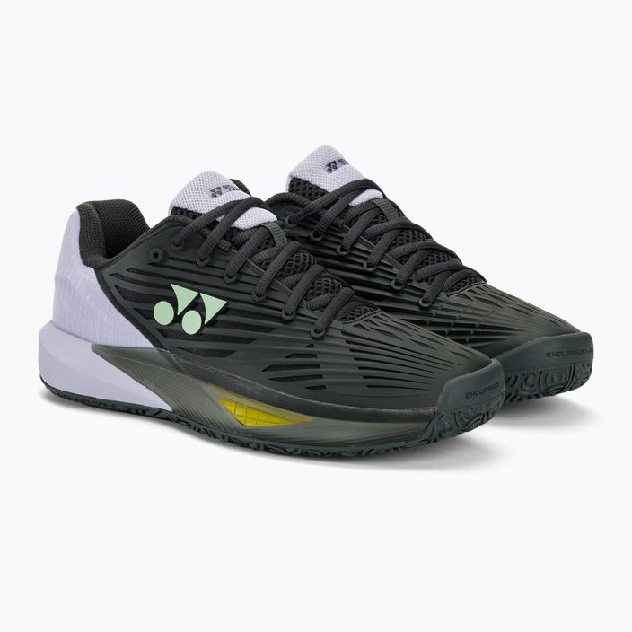YONEX Eclipson 5 CL ανδρικά παπούτσια τένις μαύρο/μωβ 4