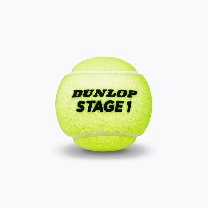 Dunlop Stage 1 παιδικές μπάλες τένις 3 τεμάχια πράσινες 601338 3