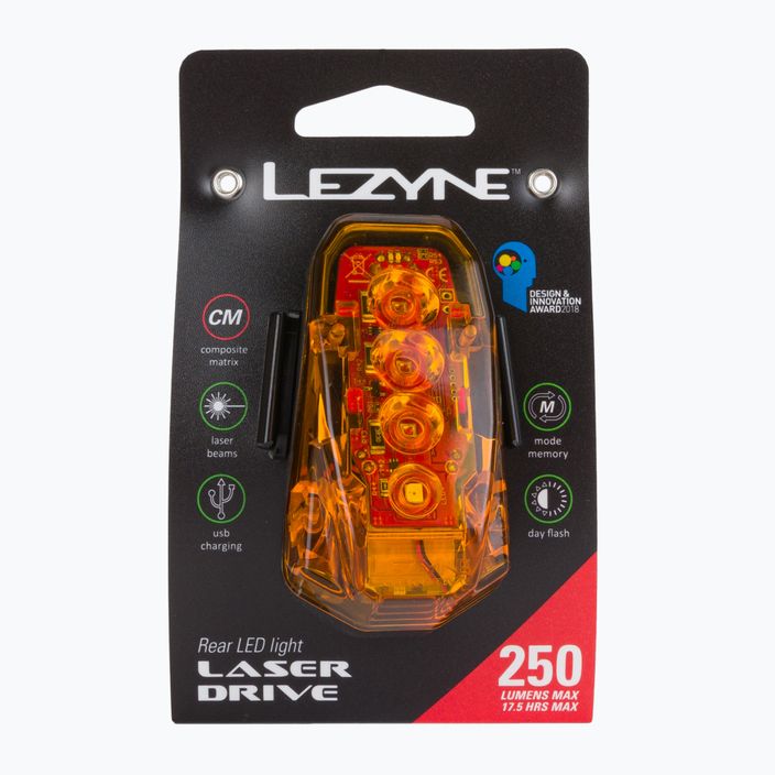 Lezyne Laser Drive Led οπίσθιος λαμπτήρας ποδηλάτων LZN-1-LED-23R-V104