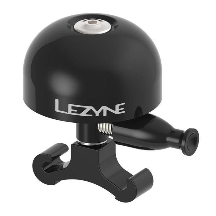 Lezyne Classic Brass M μαύρο/μαύρο κουδούνι ποδηλάτου 2