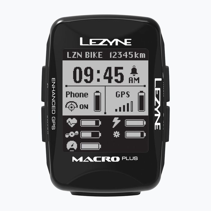 Μετρητής ποδηλάτων Lezyne MACRO PLUS GPS μαύρο LZN-1-GPS-MACRO-V204 5