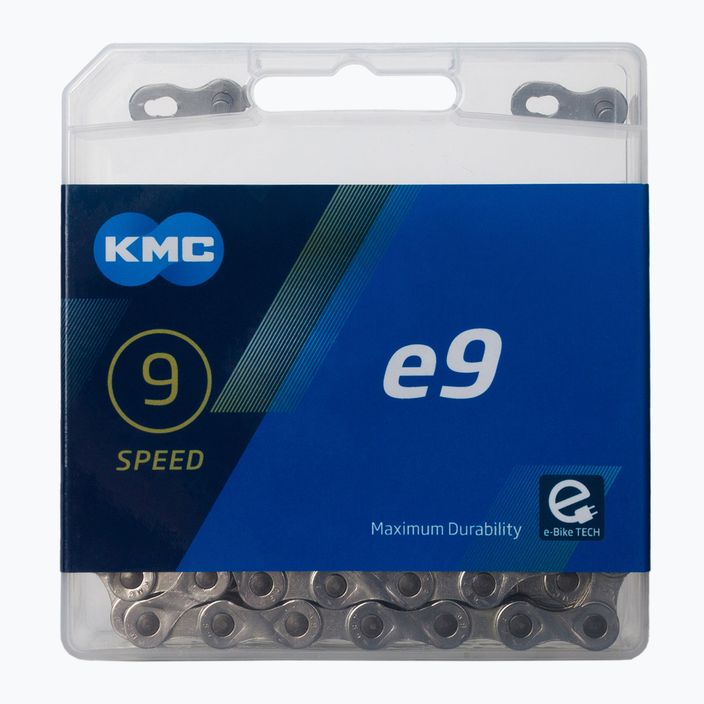 Αλυσίδα KMC e9x122 e-Bike ασημί BE09TNP22