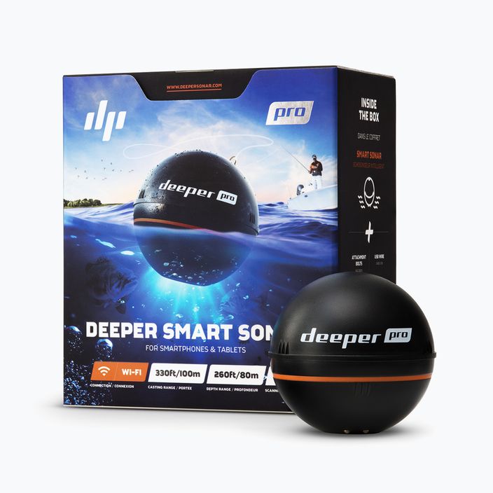 Deeper Smart Sonar Pro σόναρ αλιείας μαύρο DP1H20S10 2