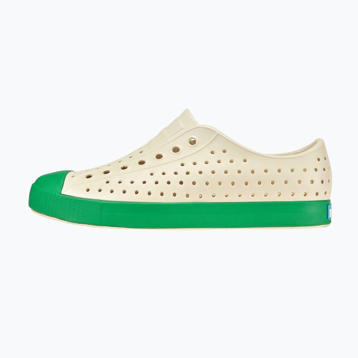 Native Jefferson bone λευκά/πικνίκ πράσινα αθλητικά παπούτσια 10