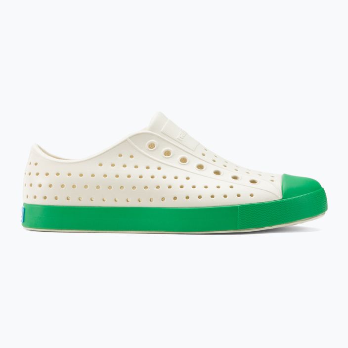 Native Jefferson bone λευκά/πικνίκ πράσινα αθλητικά παπούτσια 2