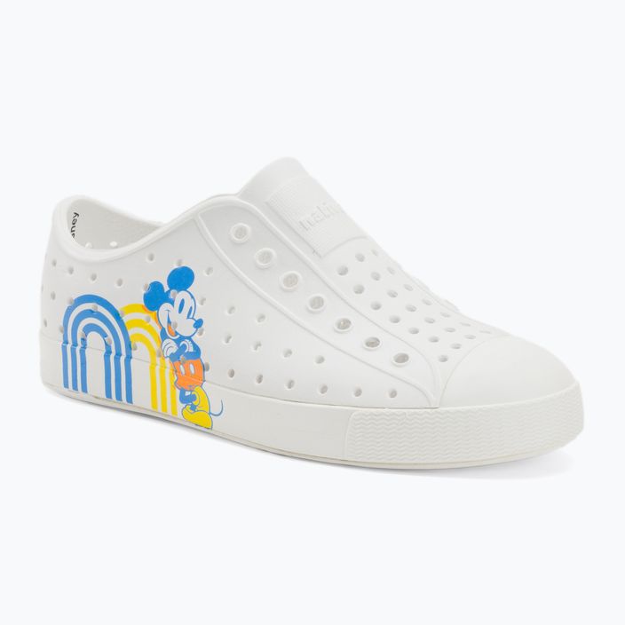 Native Jefferson Print Disney Jr παιδικά αθλητικά παπούτσια shell white/shell white/positive mickey